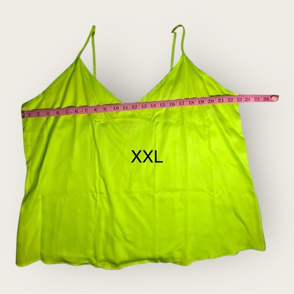 NWT | Ettitude | Signature Sateen Cami Top | Lime Green | Various Sizes - Picture 10 of 12